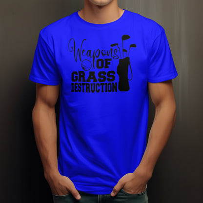 Men’s Golf “Weapons of grass destruction” tshirt