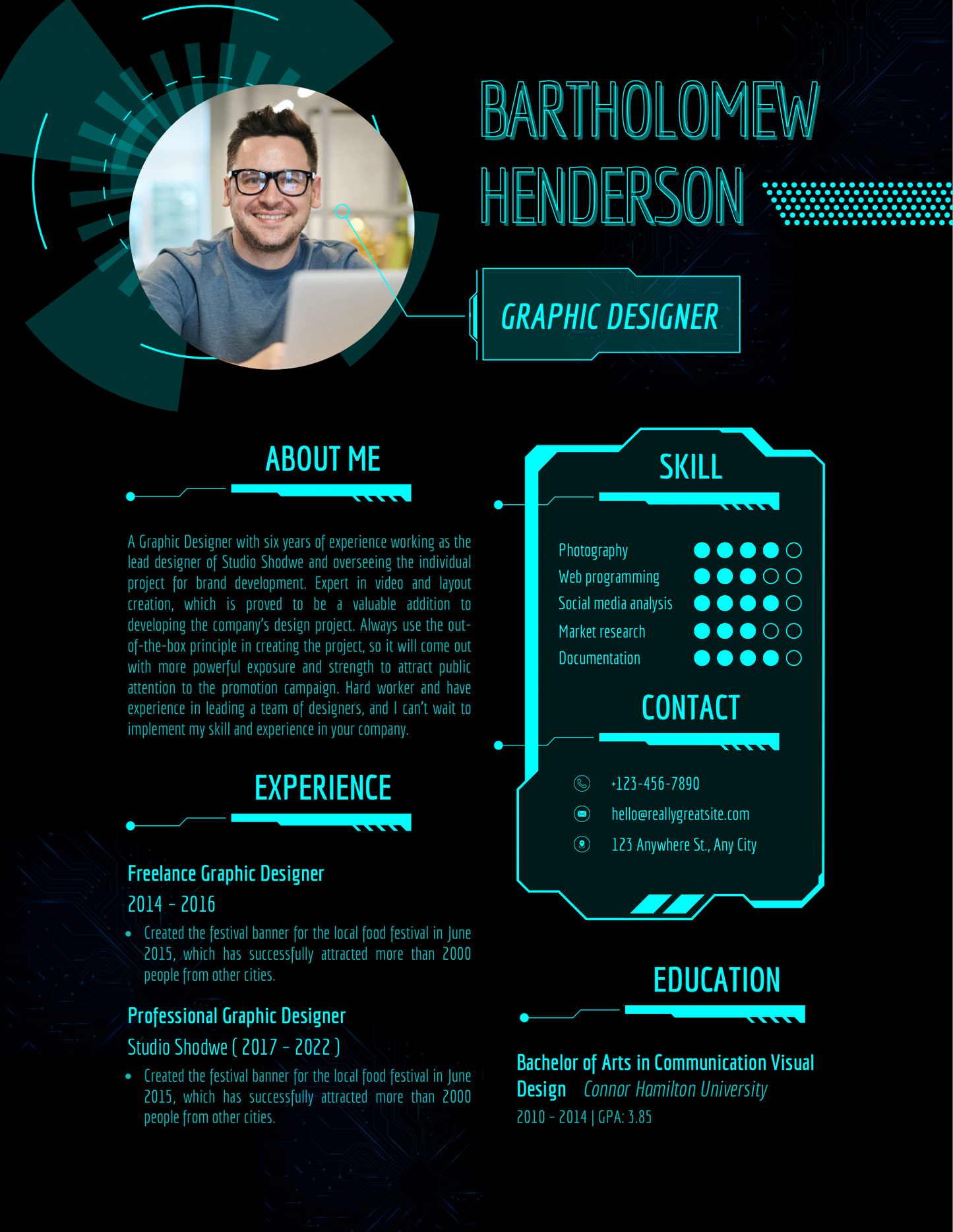 Modern Resume template