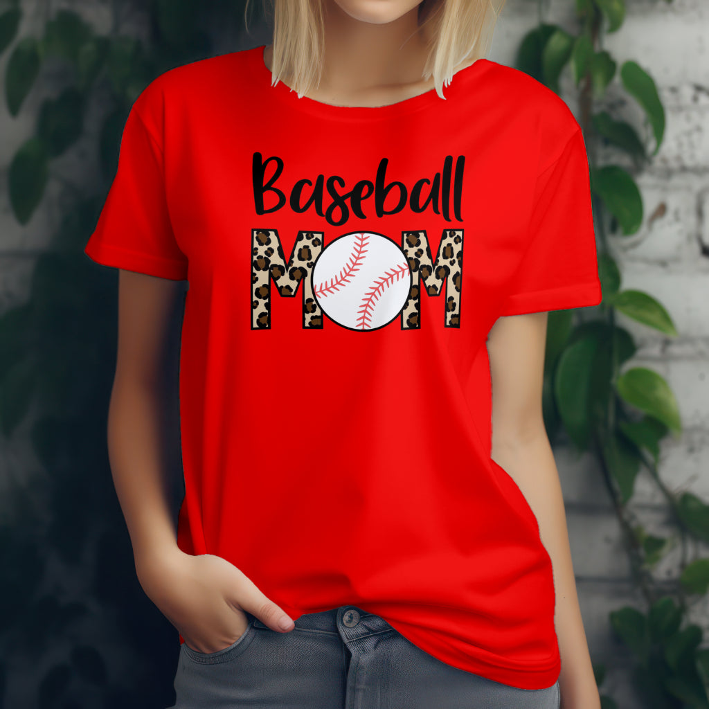 Ladies Baseball Mom Tshirt