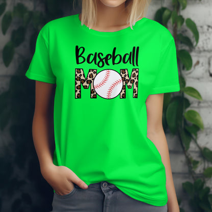 Ladies Baseball Mom Tshirt