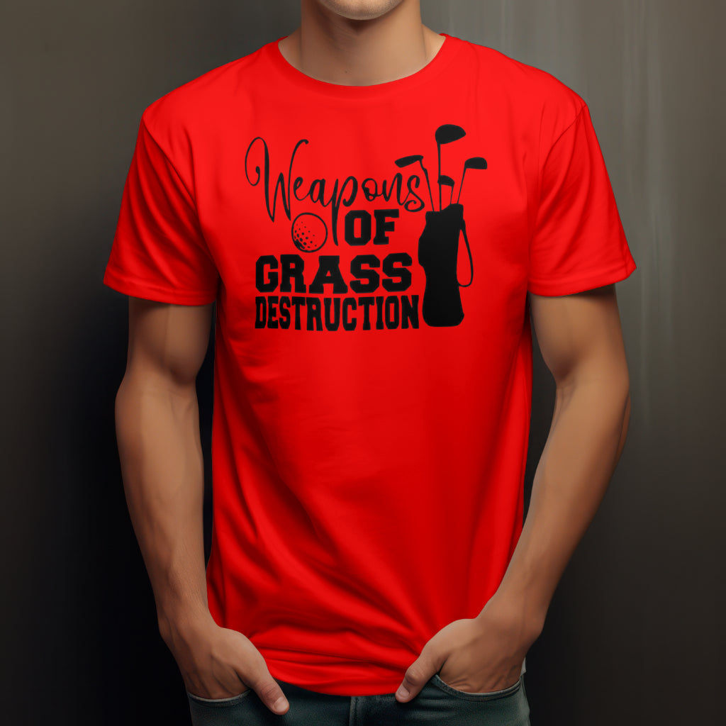 Men’s Golf “Weapons of grass destruction” tshirt