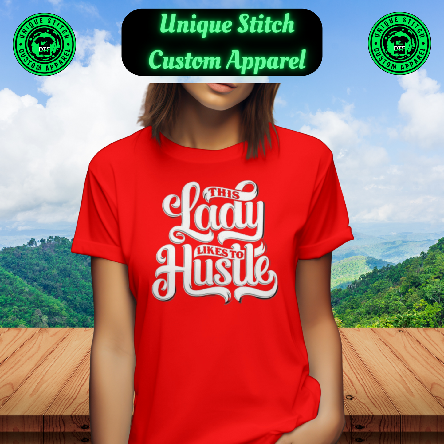 This Lady Likes the Hustle Tshirt