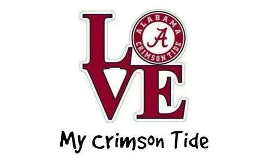 Alabama Crimson Tide “LOVE” PNG